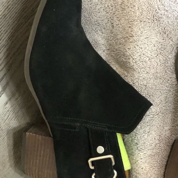 Franco Sarto black suede ankle boots - Picture 4 of 15